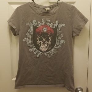 Skull 'Divide and Conquer' tshirt